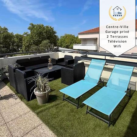 Bngo I Immense Rooftop Lyon I 2 Chambres, 4 Places Parkings, 2 Immenses Terrasses, 8 Personnes Eksteriør bilde