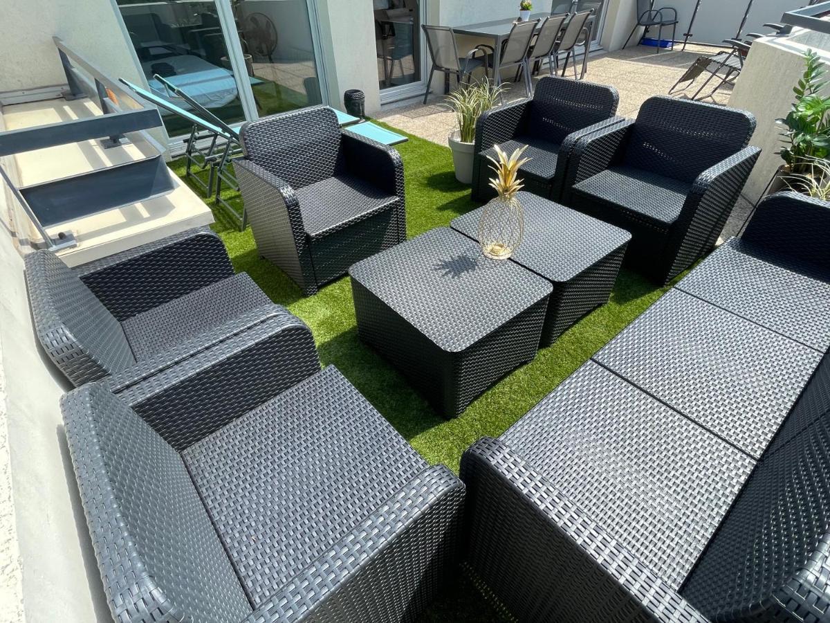 Bngo I Immense Rooftop Lyon I 2 Chambres, 4 Places Parkings, 2 Immenses Terrasses, 8 Personnes Eksteriør bilde