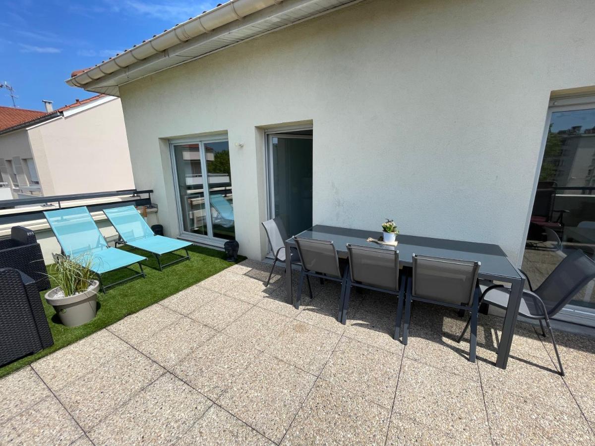 Bngo I Immense Rooftop Lyon I 2 Chambres, 4 Places Parkings, 2 Immenses Terrasses, 8 Personnes Eksteriør bilde